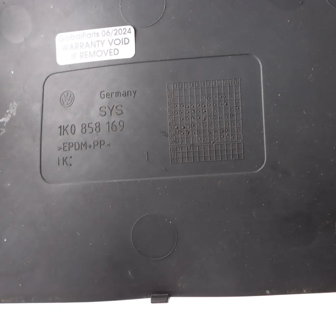 Volkswagen T5 Dashboard Rubber Glove Box Mat Insert Storage Black A2046830194 - SKU 1K0858169 - Part number 1K0858169