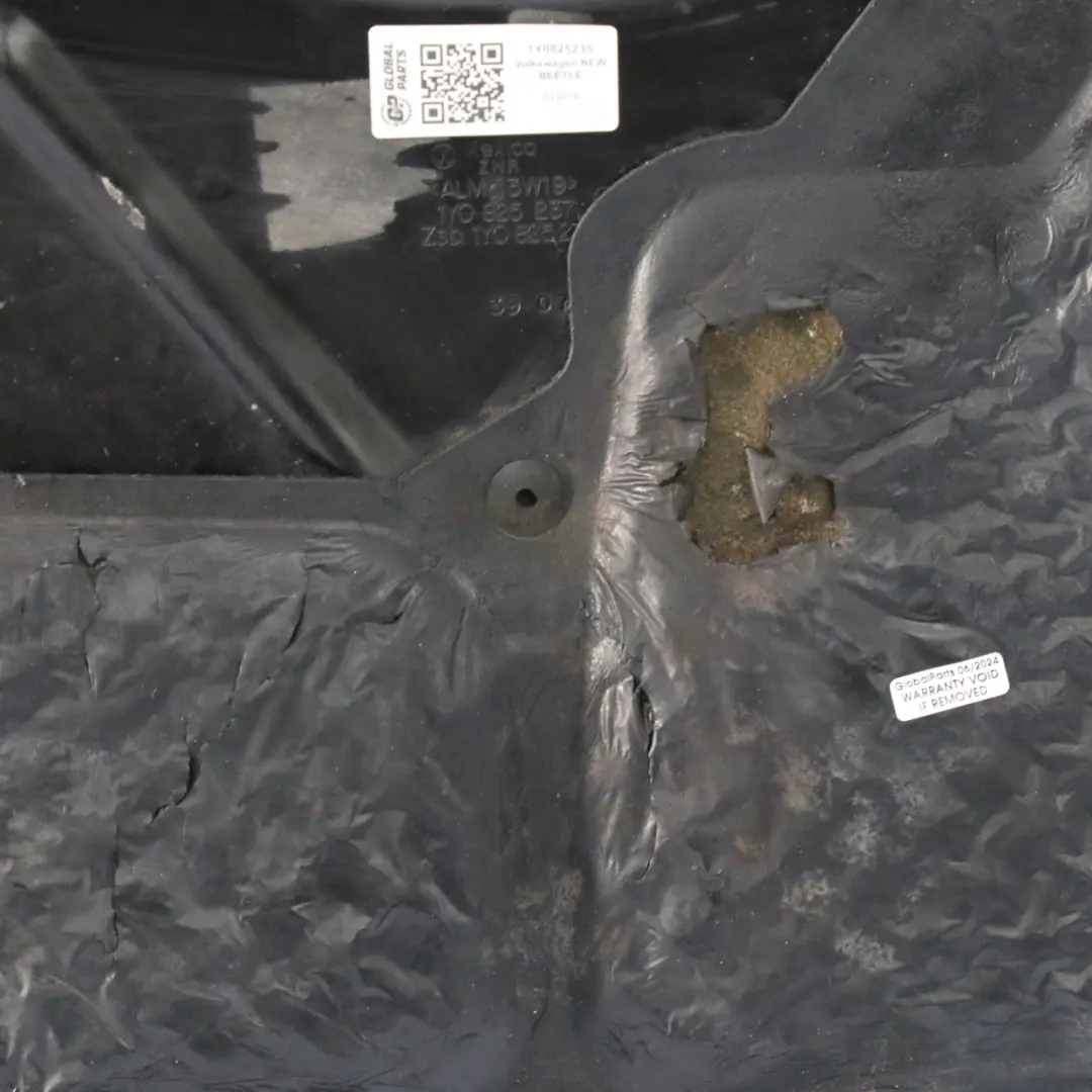 Volkswagen New Beetle Motor Unterbodenschutz Schalldämmung Abdeckung - SKU 1Y0825235 - Teilenummer 1Y0825235