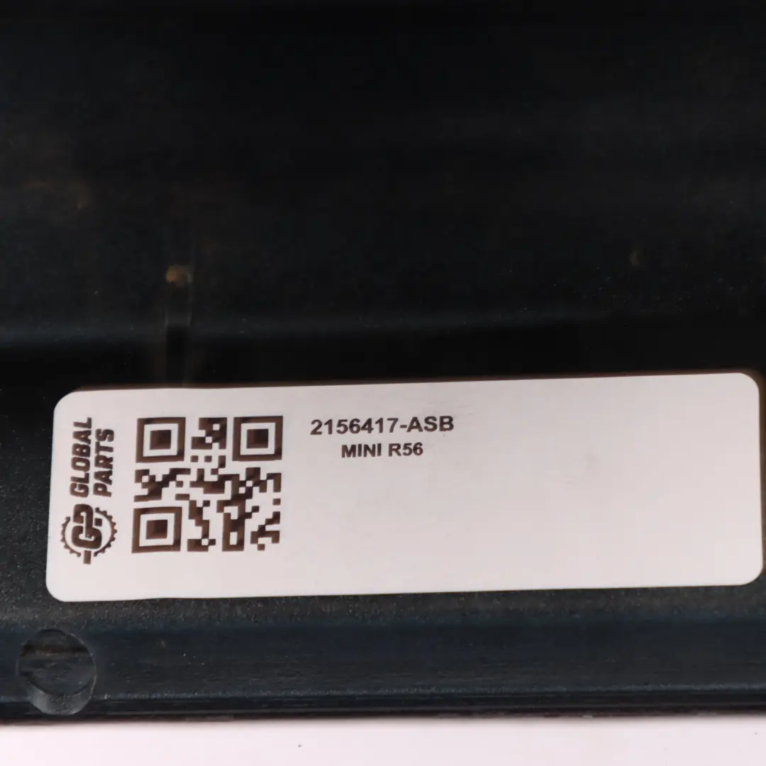 Left Door N/S Sill Skirt Side Trim Astro Black Metallic A25 to Mini R56 R57 JCW with Part number 2156417 Mini R56 R57 JCW Left Door N/S Sill Skirt Side Trim Astro Black Metallic A25 - SKU 2156417-ASB - Part number 2156417