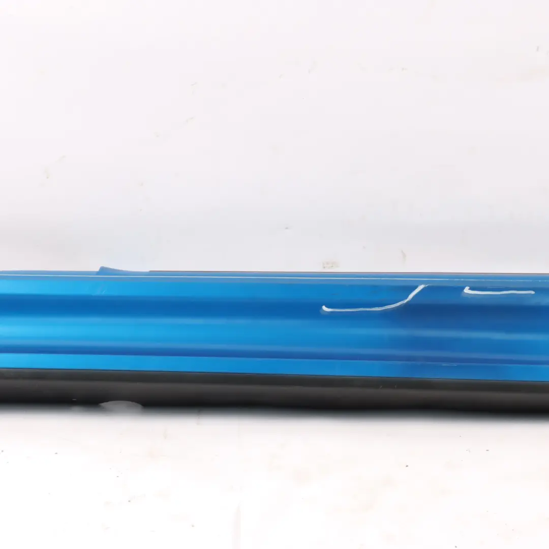 Mini R56 JCW Right Door O/S Sill Skirt Side Cover Trim Laser Blue Metallic - A59 - SKU 2156420-LAB1 - Part number 2156420