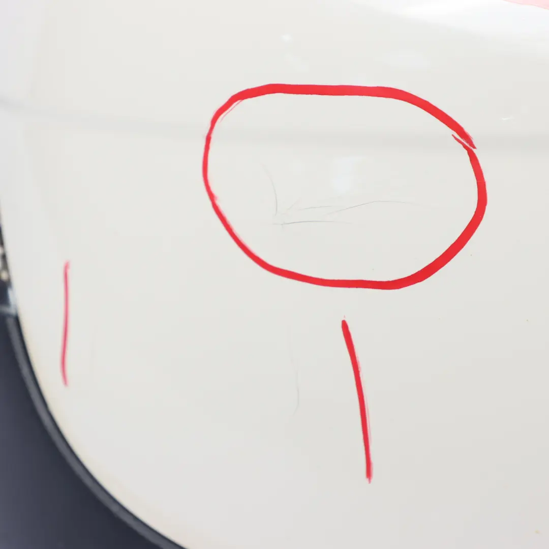 Mini R57 Rear Bumper Trim Panel Covering Rack Preparation Pepper White - 850 - SKU 2156693-PW - Part number 2156693