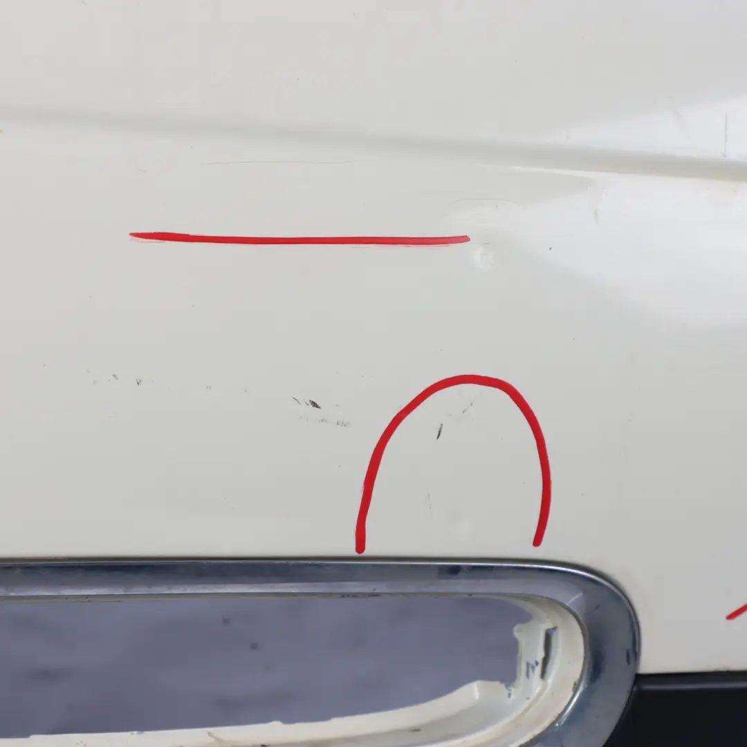 Mini R57 Rear Bumper Trim Panel Covering Rack Preparation Pepper White - 850 - SKU 2156693-PW - Part number 2156693