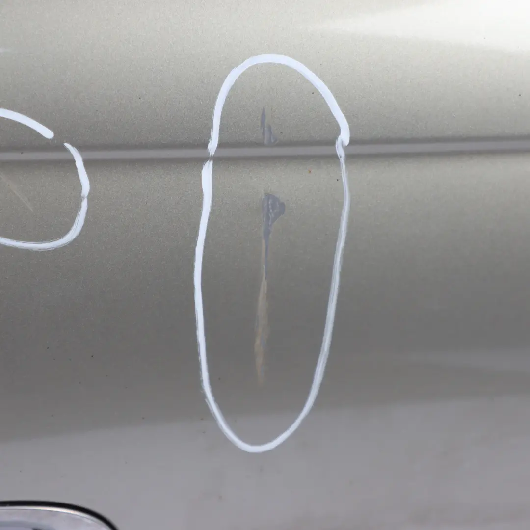 Mini R57 Rear Bumper Trim Panel Covering Rack Preparation Sparkling Silver - A60 - SKU 2156693-SS - Part number 2156693