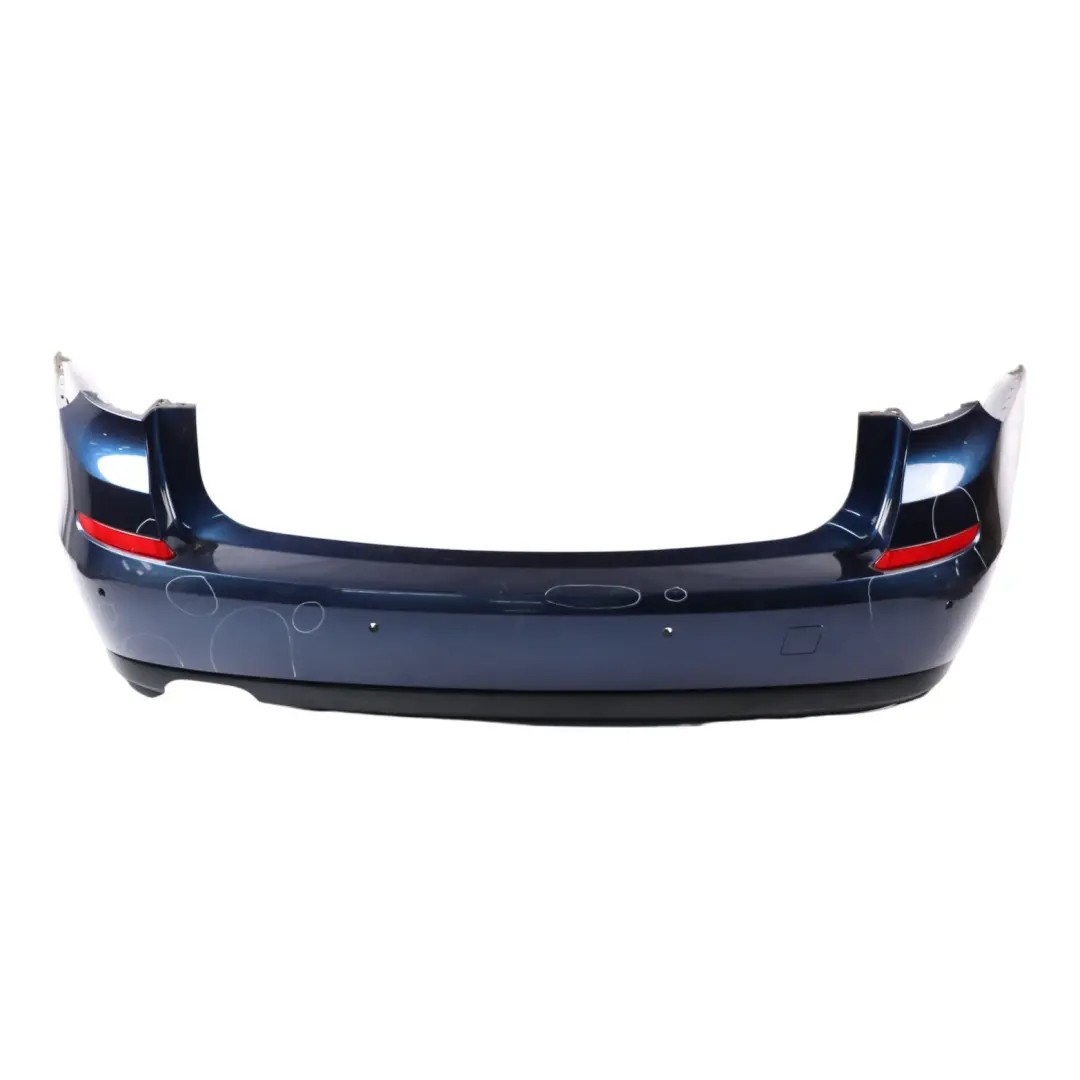 Bumper Rear BMW F07 GT Complete Trim Panel Tiefseeblau Deep Sea Blue - A76 to with Part number 2163768 Bumper Rear BMW F07 GT Complete Trim Panel Tiefseeblau Deep Sea Blue - A76 - SKU 2163768-DSB - Part number 2163768