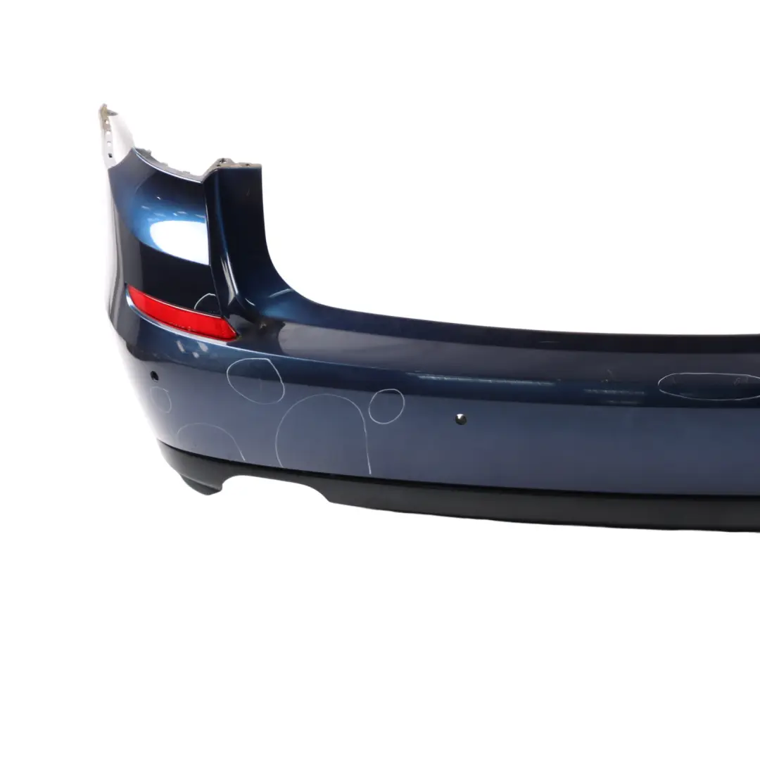 Bumper Rear BMW F07 GT Complete Trim Panel Tiefseeblau Deep Sea Blue - A76 - SKU 2163768-DSB - Part number 2163768