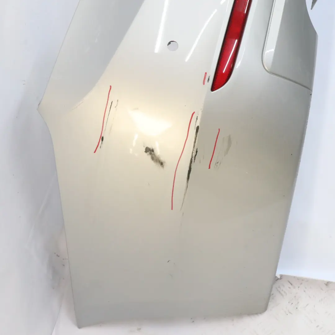 Bumper Trim Panel PDC Covering Glacier Silver Metallic - A83 to BMW F30 Rear with Part number 2239993 BMW F30 Rear Bumper Trim Panel PDC Covering Glacier Silver Metallic - A83 - SKU 2239993-GSB - Part number 2239993