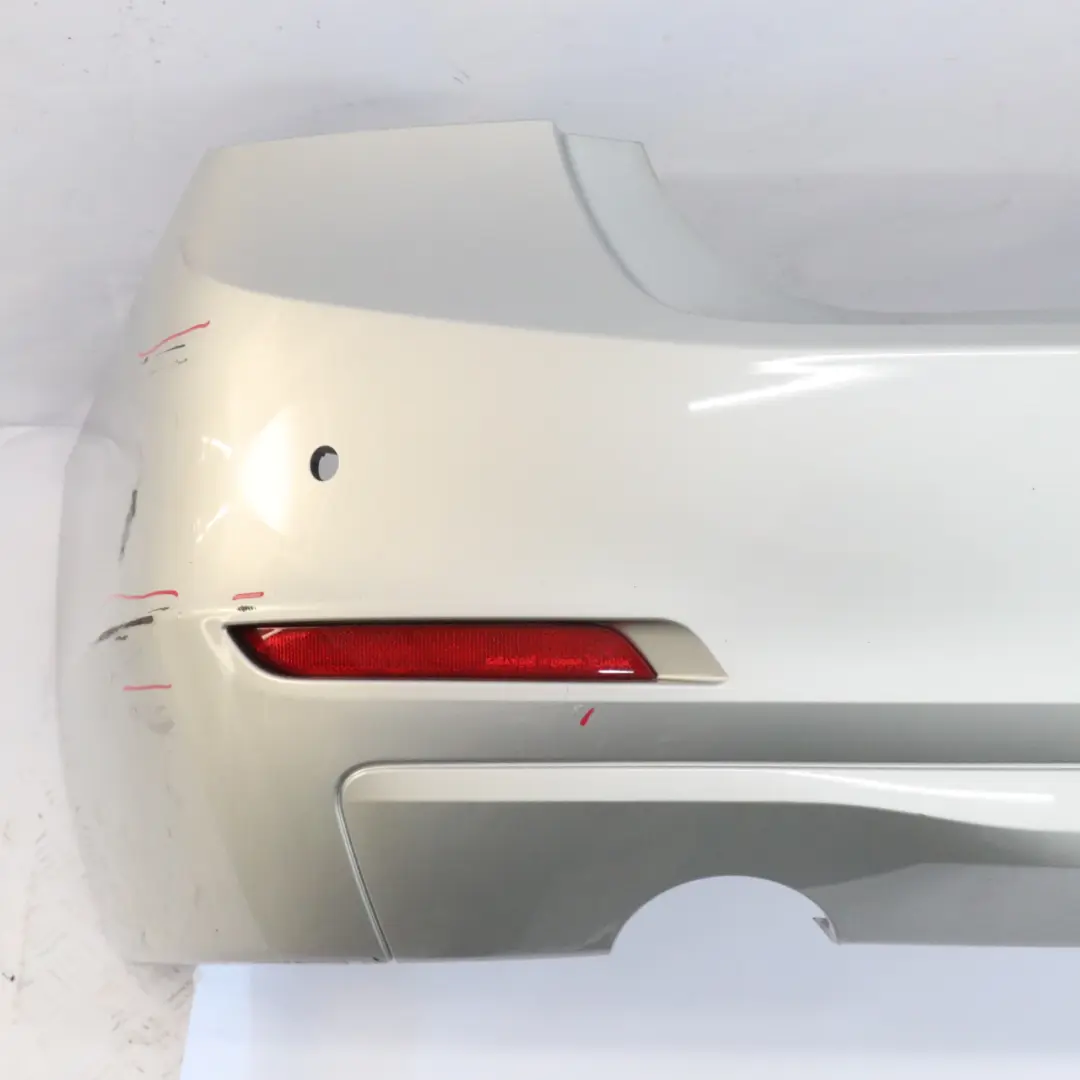 Bumper Trim Panel PDC Covering Glacier Silver Metallic - A83 to BMW F30 Rear with Part number 2239993 BMW F30 Rear Bumper Trim Panel PDC Covering Glacier Silver Metallic - A83 - SKU 2239993-GSB - Part number 2239993