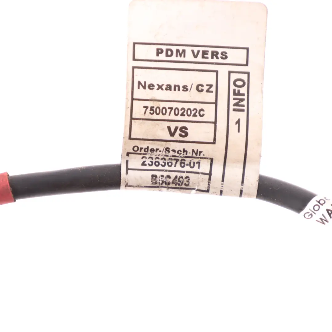  Cavo batteria BMW F22 Cavo di terra negativo meno filo elettrico 7625999 - SKU 2383676 - Numero di parte 2383676