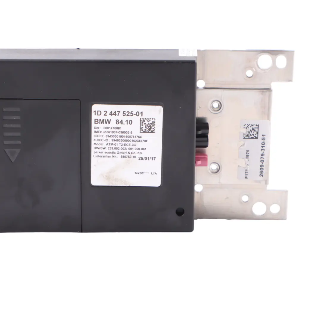 Telematics Module BMW F21 Bluetooth Control Unit ECU to with Part number 2447525 Telematics Module BMW F21 Bluetooth Control Unit ECU - SKU 2447525 - Part number 2447525