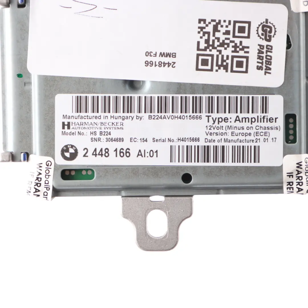 Wzmacniacz Moduł Active Audio Sound Design BMW F30 F31 F32 F33 F34 - SKU 2448166 - Numer Części 2448166