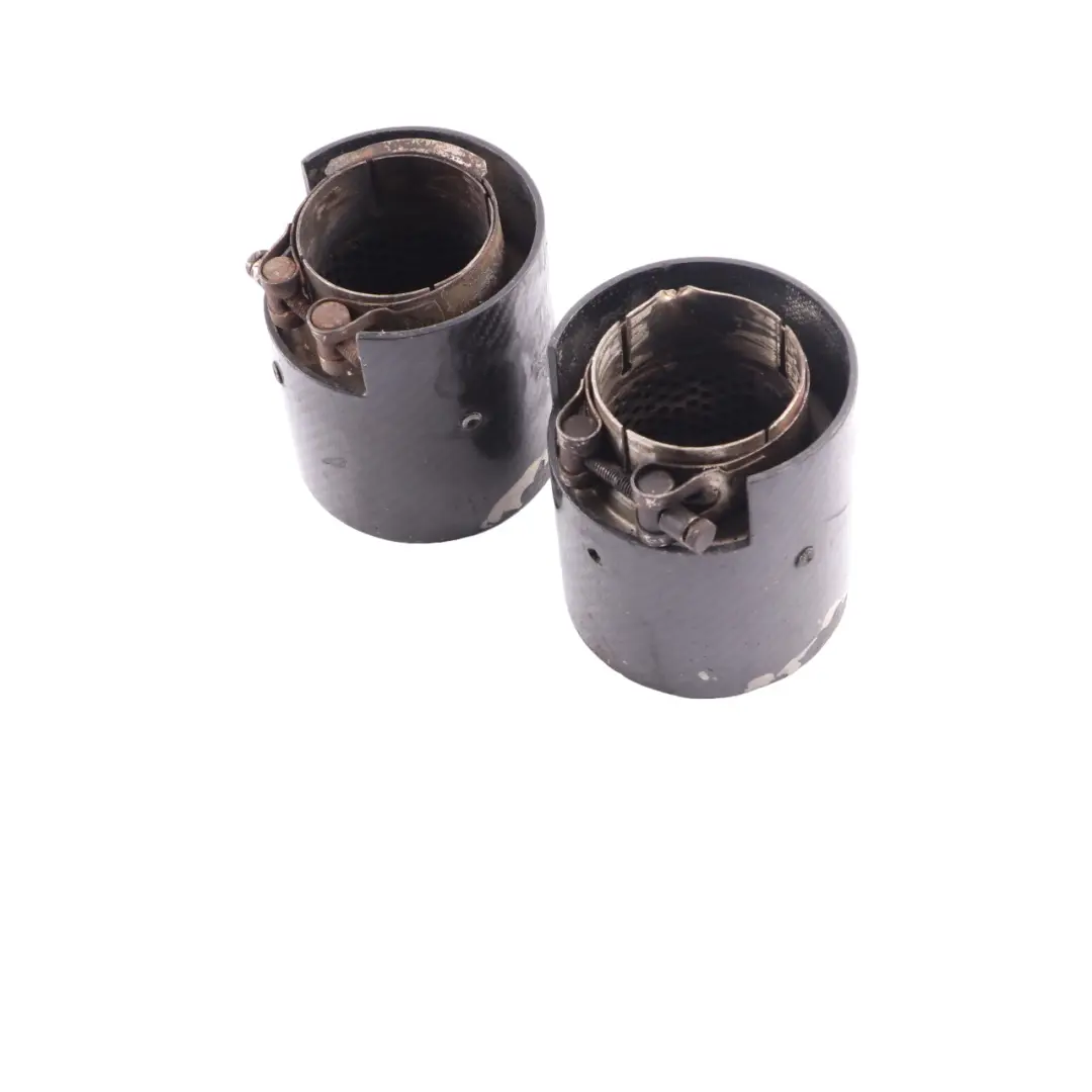 Tailpipe End Tips M Sport in Carbon SET OF2 to BMW F87 M2 F80 M3 F82 F83 M4 with Part number 2468411 BMW F87 M2 F80 M3 F82 F83 M4 Tailpipe End Tips M Sport in Carbon SET OF2 - SKU 2468411 - Part number 2468411