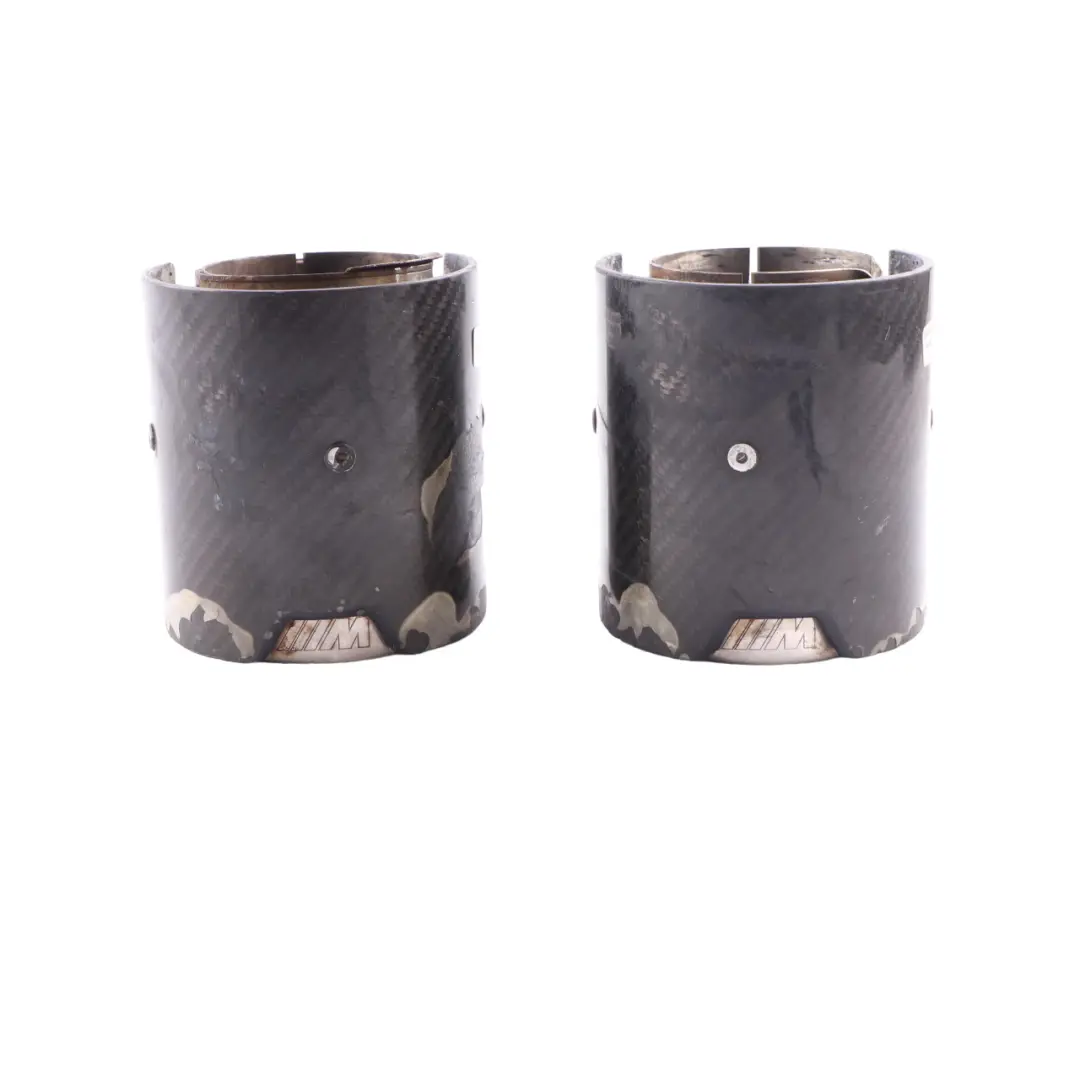 BMW F87 M2 F80 M3 F82 F83 M4 Tailpipe End Tips M Sport in Carbon SET OF2 - SKU 2468411 - Part number 2468411