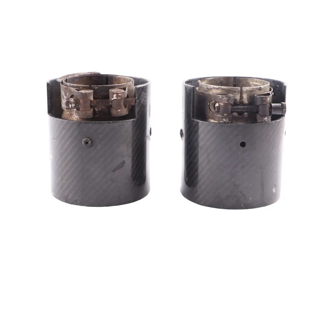 BMW F87 M2 F80 M3 F82 F83 M4 Tailpipe End Tips M Sport in Carbon SET OF2 - SKU 2468411 - Part number 2468411