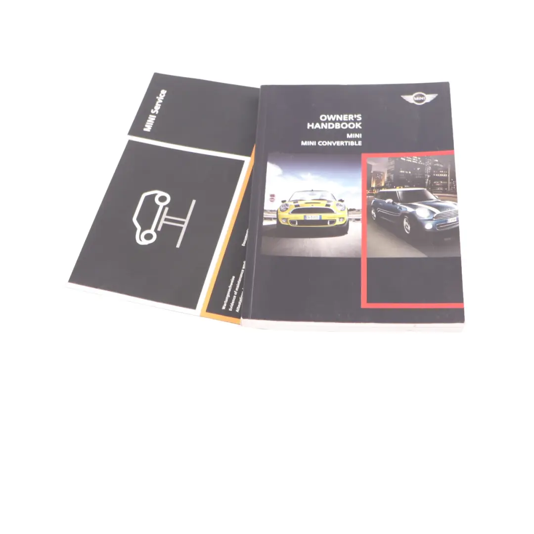 Mini R56 R57 LCI Service Booklet Owner's Handbook Pouch Case Wallet Set - SKU 2607493 - Part number 2607493