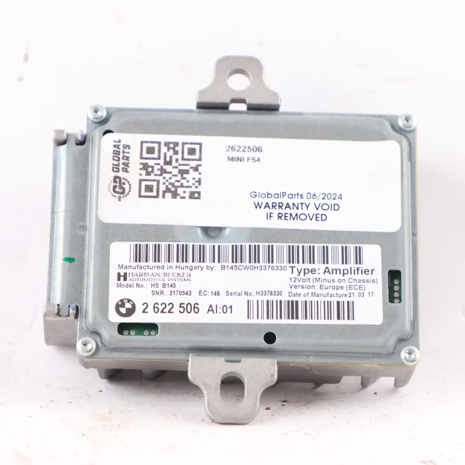 Mini F54 F55 F56 F57 F60 Active Sound Design Amplifier Module Unit AMP 2622506