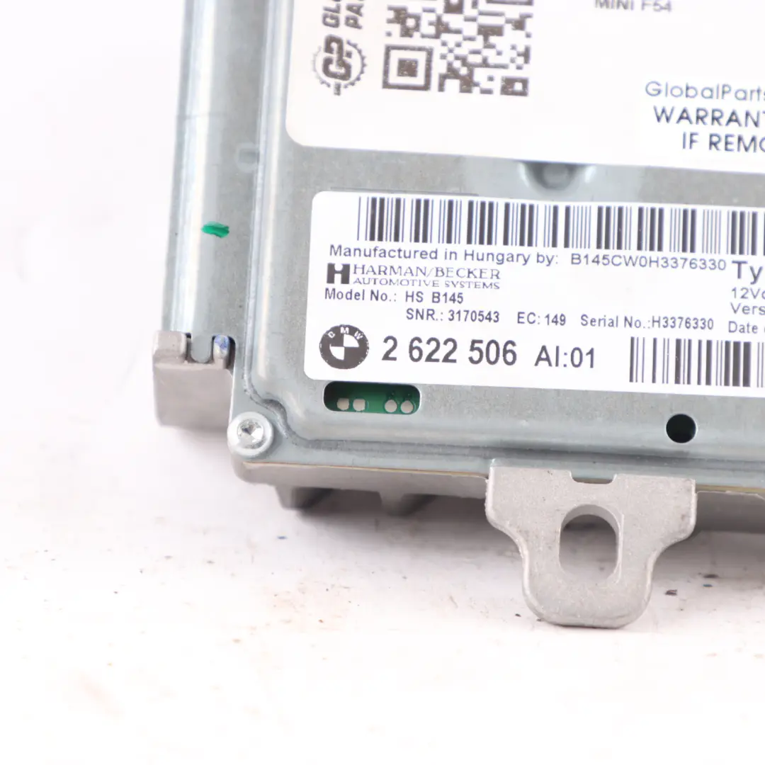 Mini F54 F55 F56 F57 F60 Unidad de módulo amplificador activo AMP - SKU 2622506 - Número de pieza 2622506