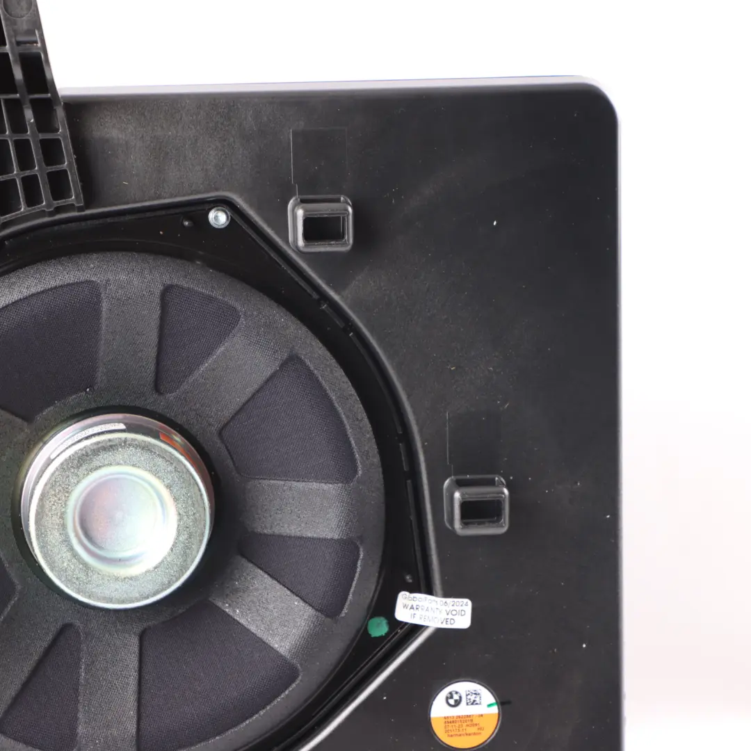 Trunk Subwoofer Harman Kardon Bass Speaker to BMW i4 G26 Gran Coupe Rear with Part number 2622887 BMW i4 G26 Gran Coupe Rear Trunk Subwoofer Harman Kardon Bass Speaker - SKU 2622887 - Part number 2622887