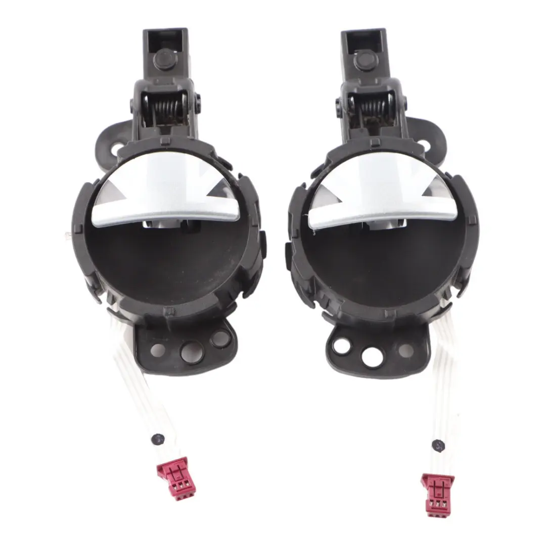 Door Handle Inside Left Right N/O/S Union Jack Set to Mini Cooper R55 R56 R57 LCI with Part number 2753717/2753718 Mini Cooper R55 R56 R57 LCI Door Handle Inside Left Right N/O/S Union Jack Set - SKU 2753717/2753718-UK - Part number 2753717/2753718