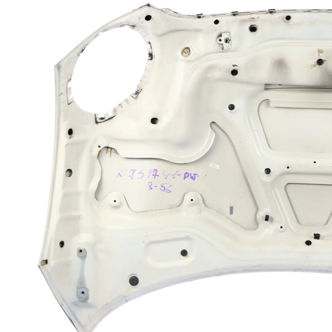 Mini R55 R56 Hood Bonnet Cooper S Engine Cover Panel Pepper White - 850 - SKU 2754741-PW - Part number 2754741