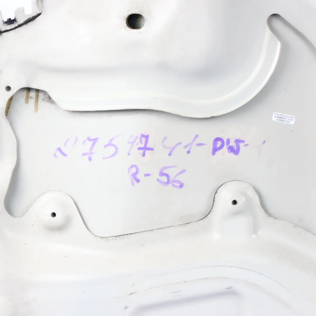 Mini R55 R56 Hood Bonnet Cooper S Engine Cover Panel Pepper White - 850 - SKU 2754741-PW - Part number 2754741