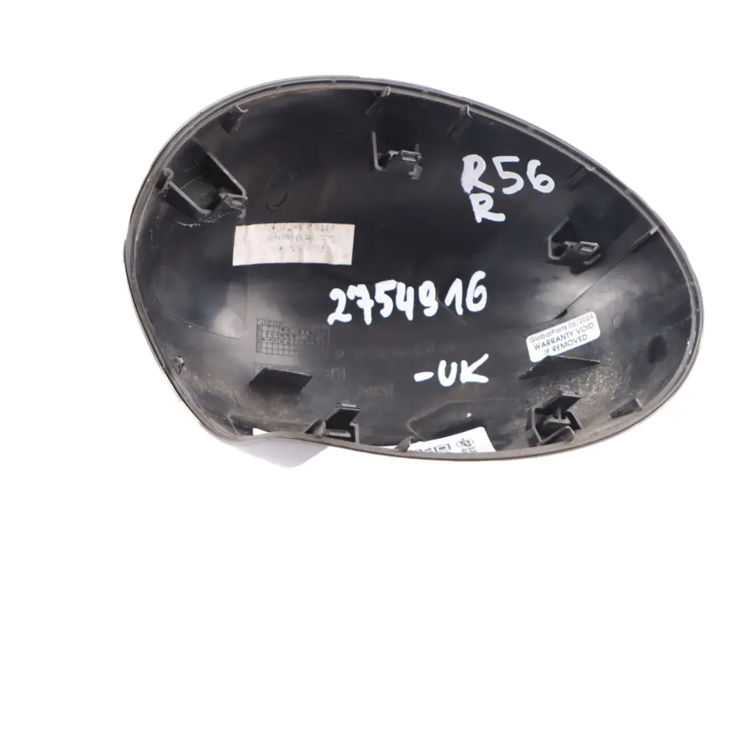 Wing Mirror Cover Mini R56 R55 R57 R60 Mirror Cap Right O/S Union Jack Casing to with Part number 2754916 Wing Mirror Cover Mini R56 R55 R57 R60 Mirror Cap Right O/S Union Jack Casing - SKU 2754916-UK - Part number 2754916