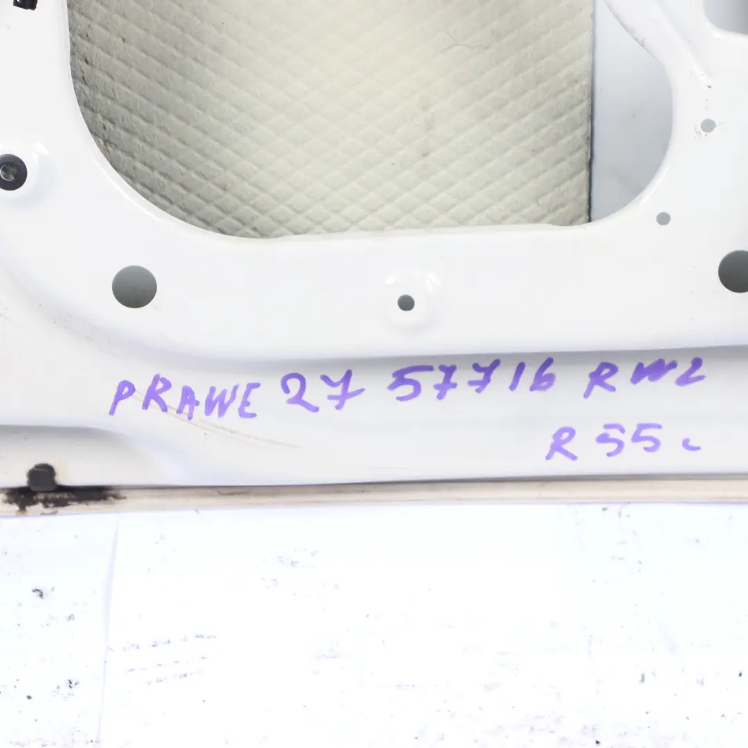 Boot Trunk Right O/S Splitdoor Split Door Pepper White - 650 to Mini Clubman R55 with Part number 2757716 Mini Clubman R55 Boot Trunk Right O/S Splitdoor Split Door Pepper White - 650 - SKU 2757716-PW2 - Part number 2757716