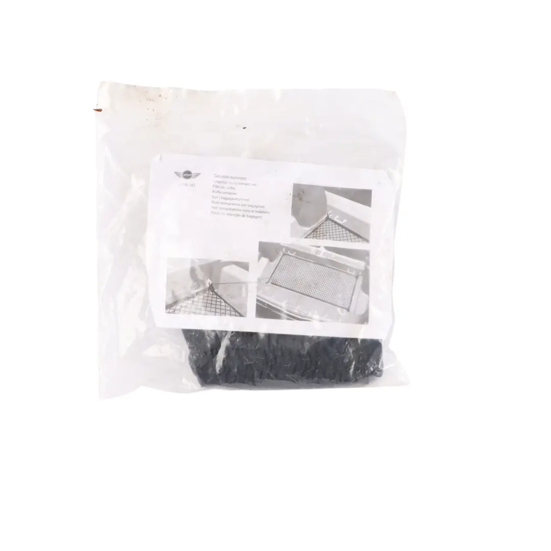 Luggage Boot Trunk Lid Compartment Cargo Net to Mini Cooper R57 with Part number 2758542 Mini Cooper R57 Luggage Boot Trunk Lid Compartment Cargo Net - SKU 2758542 - Part number 2758542