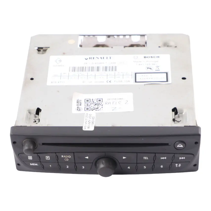 Radio Unit Renault Trafic 2 Vauxhall Vivaro A Stereo Audio Head Unit to with Part number 281158338R Radio Unit Renault Trafic 2 Vauxhall Vivaro A Stereo Audio Head Unit - SKU 281158338R - Part number 281158338R