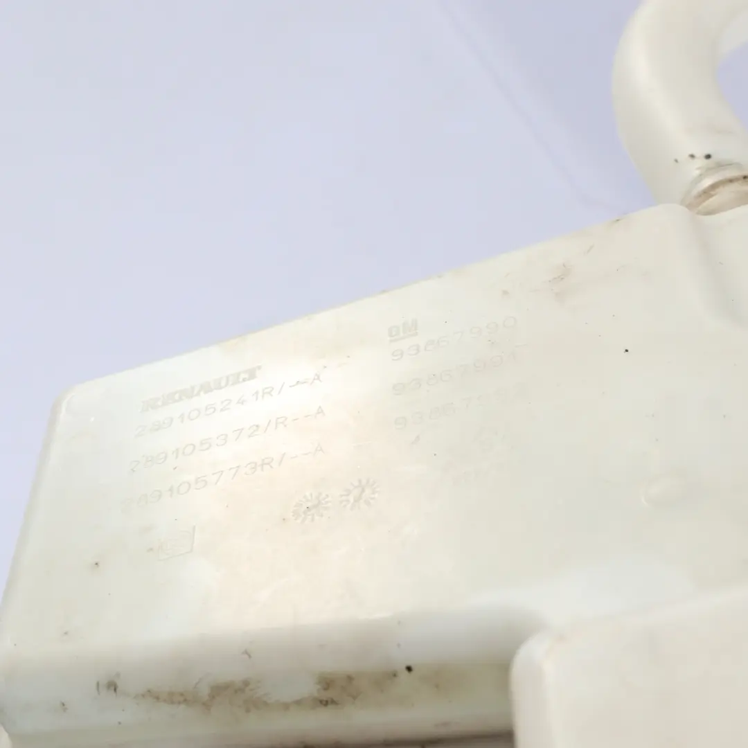 Windscreen Washer Tank Renault Trafic 3 Opel Vivaro B Fluid Reservoir to  with Part number 289105773R  Windscreen Washer Tank Renault Trafic 3 Opel Vivaro B Fluid Reservoir - SKU 289105773R - Part number 289105773R