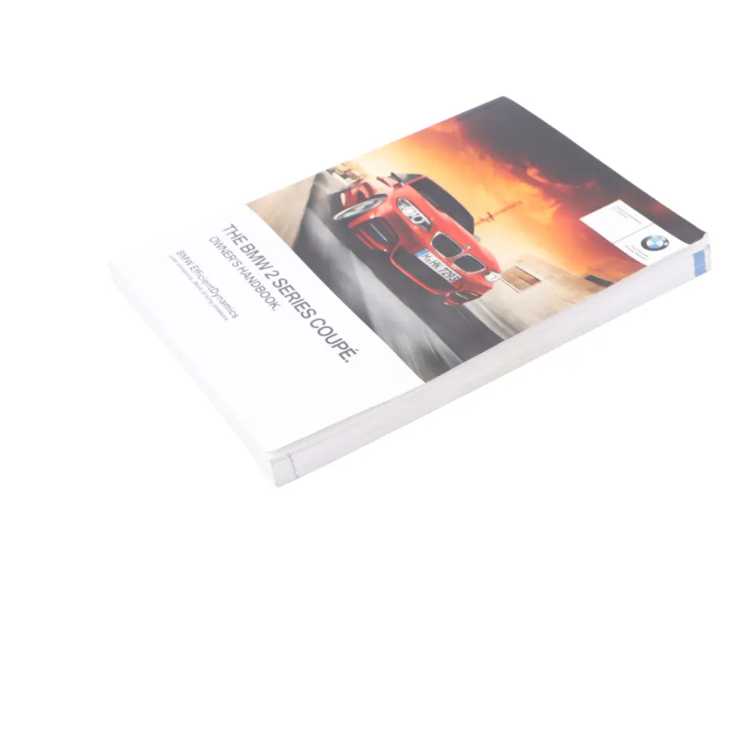 BMW F22 Owner's Handbook Book Booklet Instructions Manual - SKU 2966294 - Part number 2966294