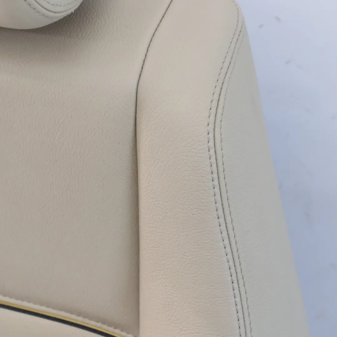 Front Seat M Sport Right O/S Leather Oyster Heated Black/Yellow to BMW X1 E84 with Part number 2992784 BMW X1 E84 Front Seat M Sport Right O/S Leather Oyster Heated Black/Yellow - SKU 2992784-2 - Part number 2992784