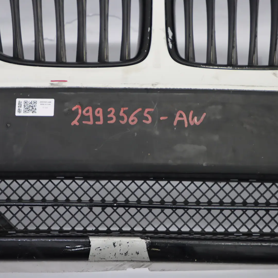 Front Bumper Cover PDC Panel Alpinweiss Alpine White 3 - 300 to BMW X1 E84 with Part number 2993565 BMW X1 E84 Front Bumper Cover PDC Panel Alpinweiss Alpine White 3 - 300 - SKU 2993565-AW - Part number 2993565