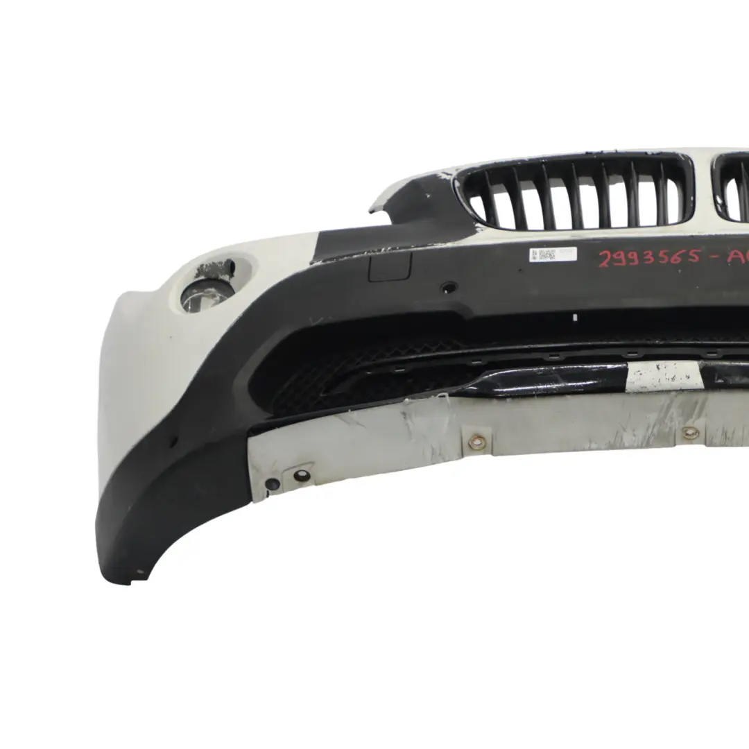 BMW X1 E84 Front Bumper Cover PDC Panel Alpinweiss Alpine White 3 - 300 - SKU 2993565-AW - Part number 2993565