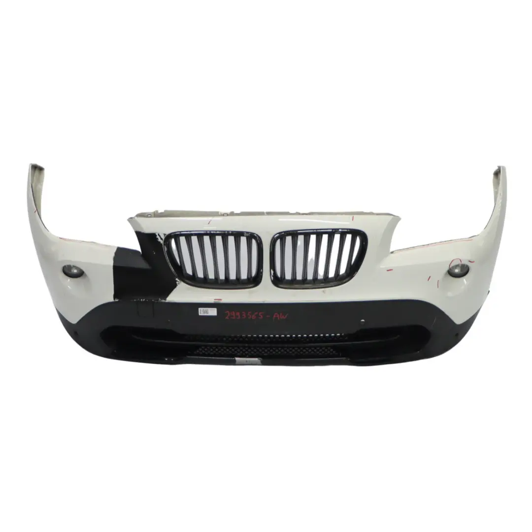 Front Bumper Cover PDC Panel Alpinweiss Alpine White 3 - 300 to BMW X1 E84 with Part number 2993565 BMW X1 E84 Front Bumper Cover PDC Panel Alpinweiss Alpine White 3 - 300 - SKU 2993565-AW - Part number 2993565