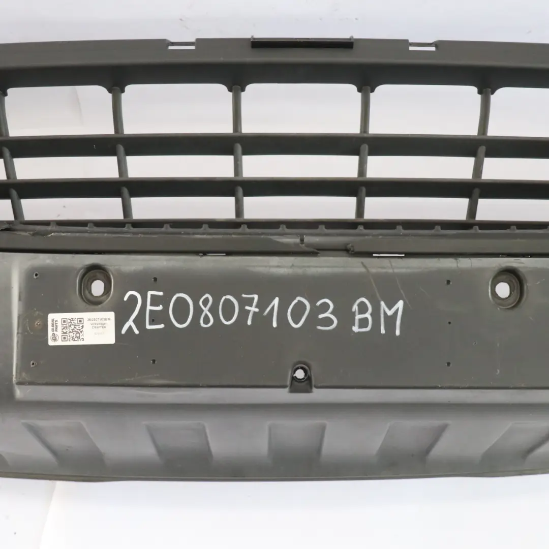 Front Bumper Volkswagen VW Crafter 35 Trim Cover Panel Lower Primed to with Part number 2E0807103BM Front Bumper Volkswagen VW Crafter 35 Trim Cover Panel Lower Primed - SKU 2E0807103BM - Part number 2E0807103BM