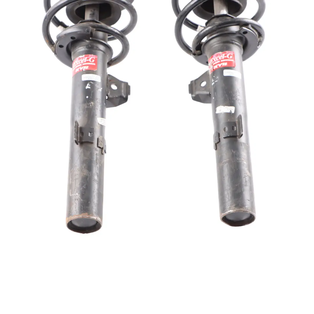 Strut Set BMW E90 E92 KYB Excel-G Front Left Right Shock Absorber to Spring with Part number 339270 Spring Strut Set BMW E90 E92 KYB Excel-G Front Left Right Shock Absorber - SKU 339270 - Part number 339270
