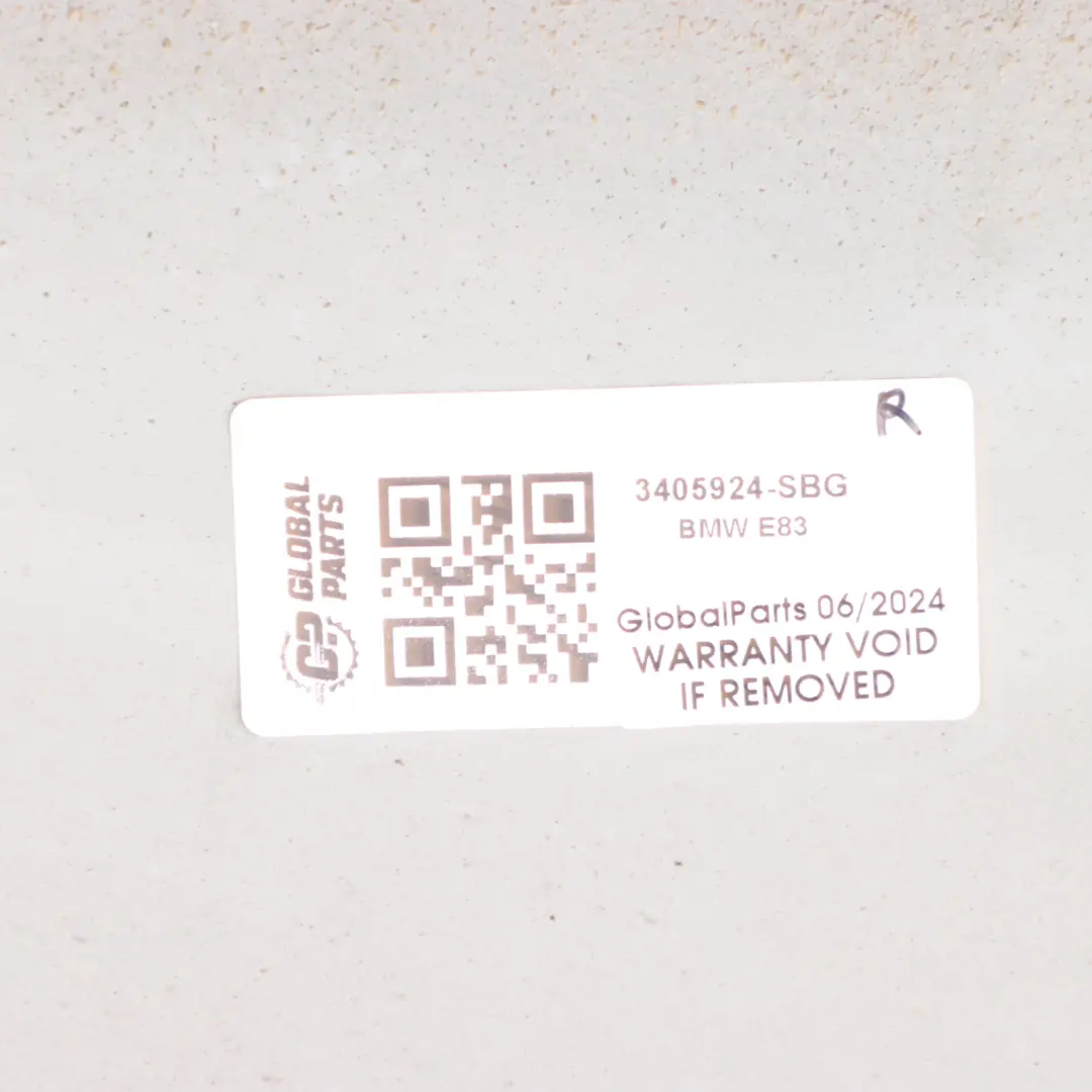 BMW X3 E83 Side Panel Fender Wing Front Right O/S Silbergrau Silver Grey - A08 - SKU 3403736-SBG - Part number 3403736