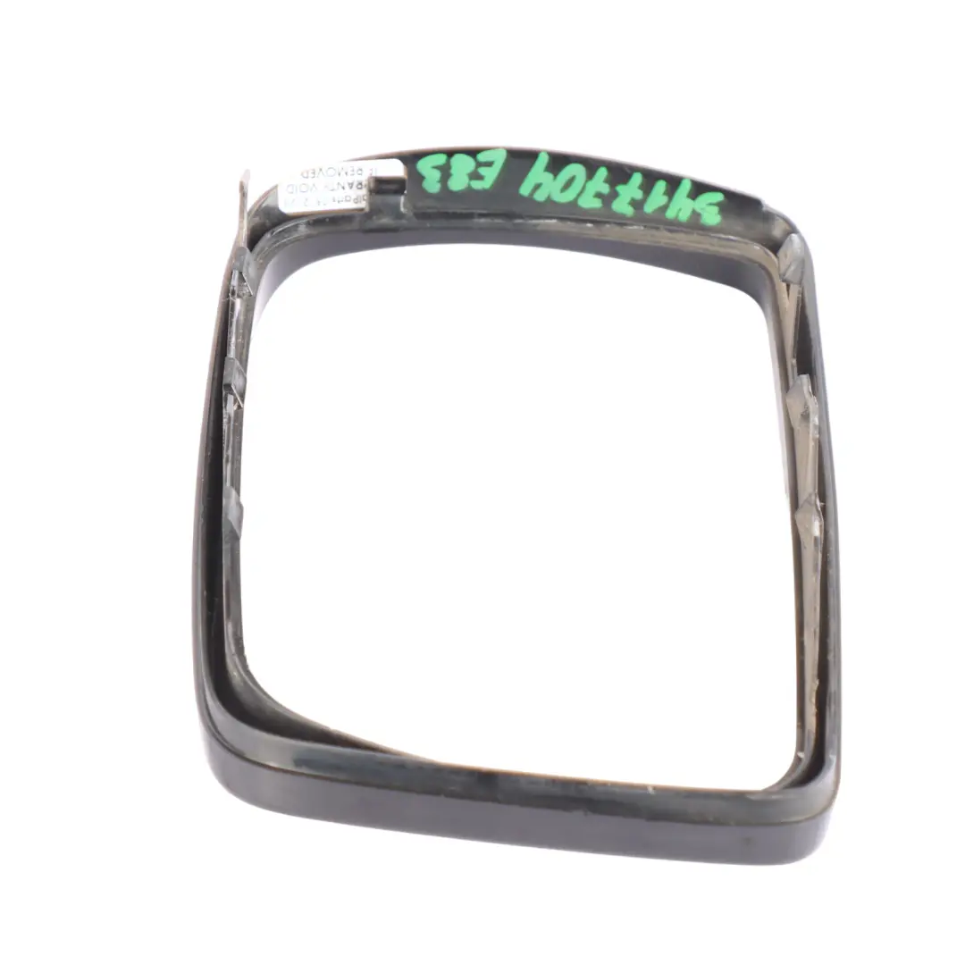 BMW X3 E83 LCI Ring Frame Wing Mirror Right O/S Trim Cover High Gloss Black - SKU 3417704 - Part number 3417704