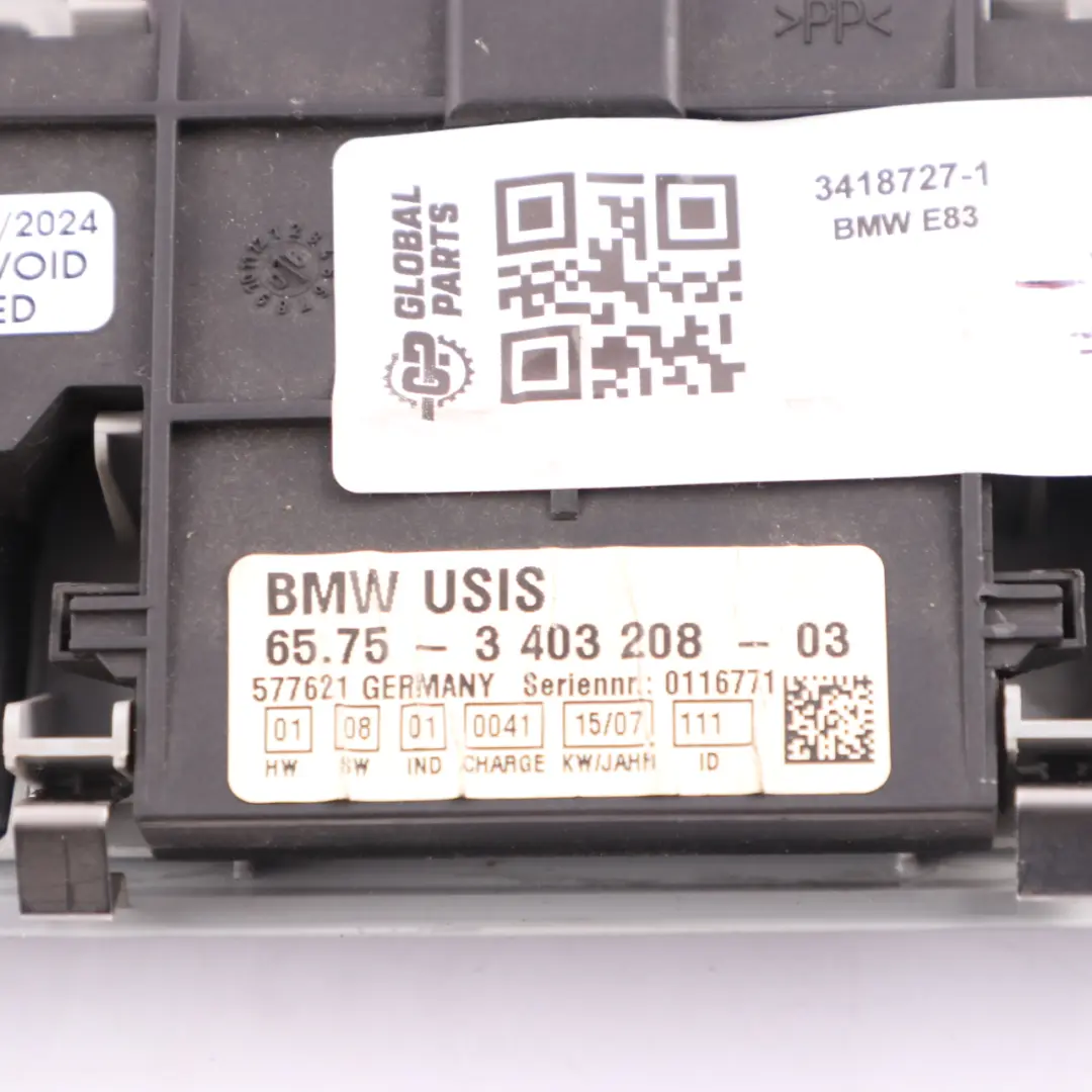 BMW X3 E83 Panneau De Garniture De Toit Avant Gris 3412921 3403208 - SKU 3418727-1 - Numéro de pièce 3418727