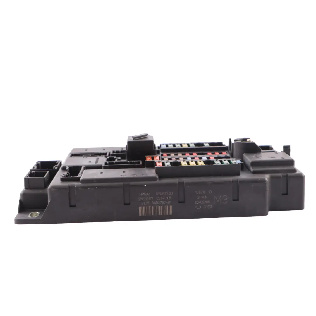 Fuse Box Mini Cooper One R56 High SPEG M3 Relay Box Distribution Box to with Part number 3453737 Fuse Box Mini Cooper One R56 High SPEG M3 Relay Box Distribution Box - SKU 3453737-1 - Part number 3453737