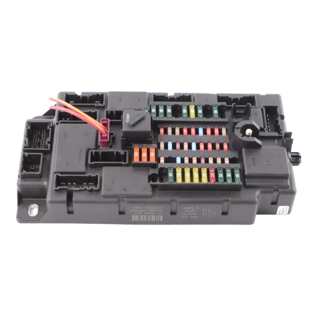 PL3 SPEG H4 Contrôle Fusibles Module Boîte Distribution pour Mini Cabrio R57 à propos du numéro de pièce 3455241 Mini Cabrio R57 PL3 SPEG H4 Contrôle Fusibles Module Boîte Distribution - SKU 3455241 - Numéro de pièce 3455241