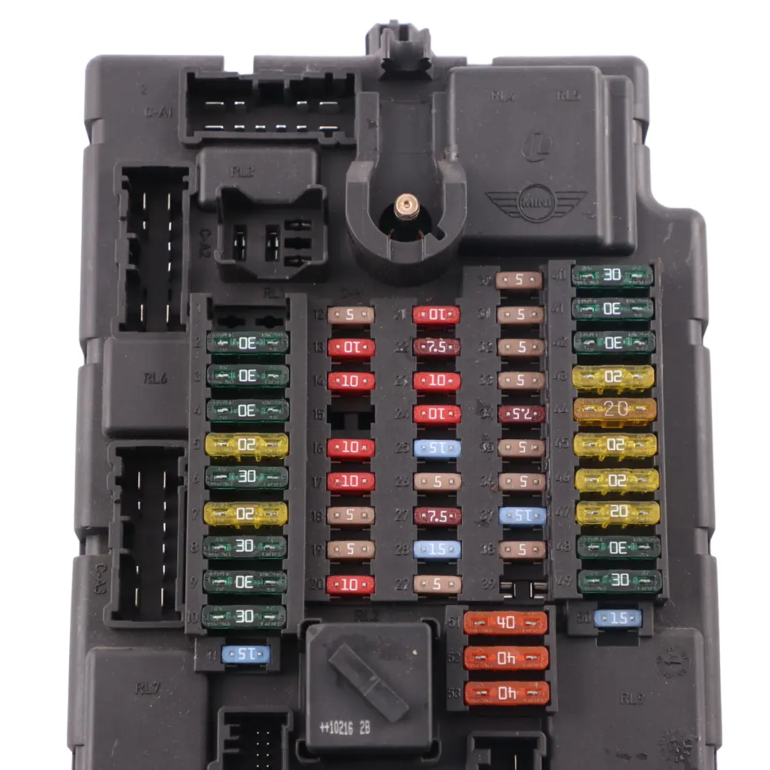 Fuse Box Mini R56 LCI High SPEG S5 Electrical Fuse Distribution Box to with Part number 3455536 Fuse Box Mini R56 LCI High SPEG S5 Electrical Fuse Distribution Box - SKU 3455536 - Part number 3455536