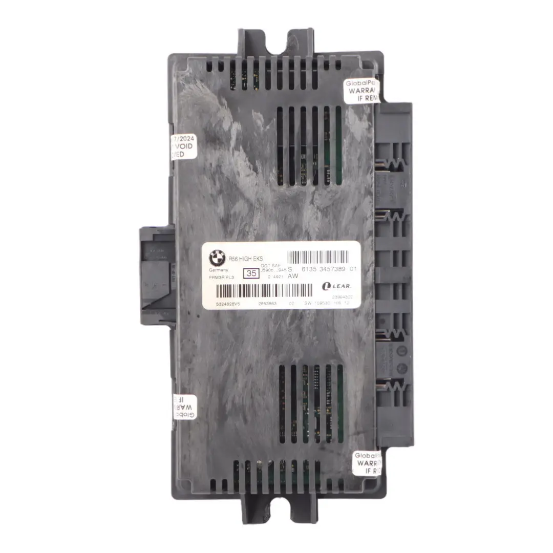 Footwell Light Module High EKS ECU FRM3R PL3 to Mini Cooper R57 LCI with Part number 3457389 Mini Cooper R57 LCI Footwell Light Module High EKS ECU FRM3R PL3 - SKU 3457389-1 - Part number 3457389