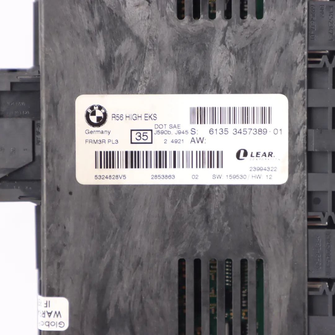 Footwell Light Module High EKS ECU FRM3R PL3 to Mini Cooper R57 LCI with Part number 3457389 Mini Cooper R57 LCI Footwell Light Module High EKS ECU FRM3R PL3 - SKU 3457389-1 - Part number 3457389