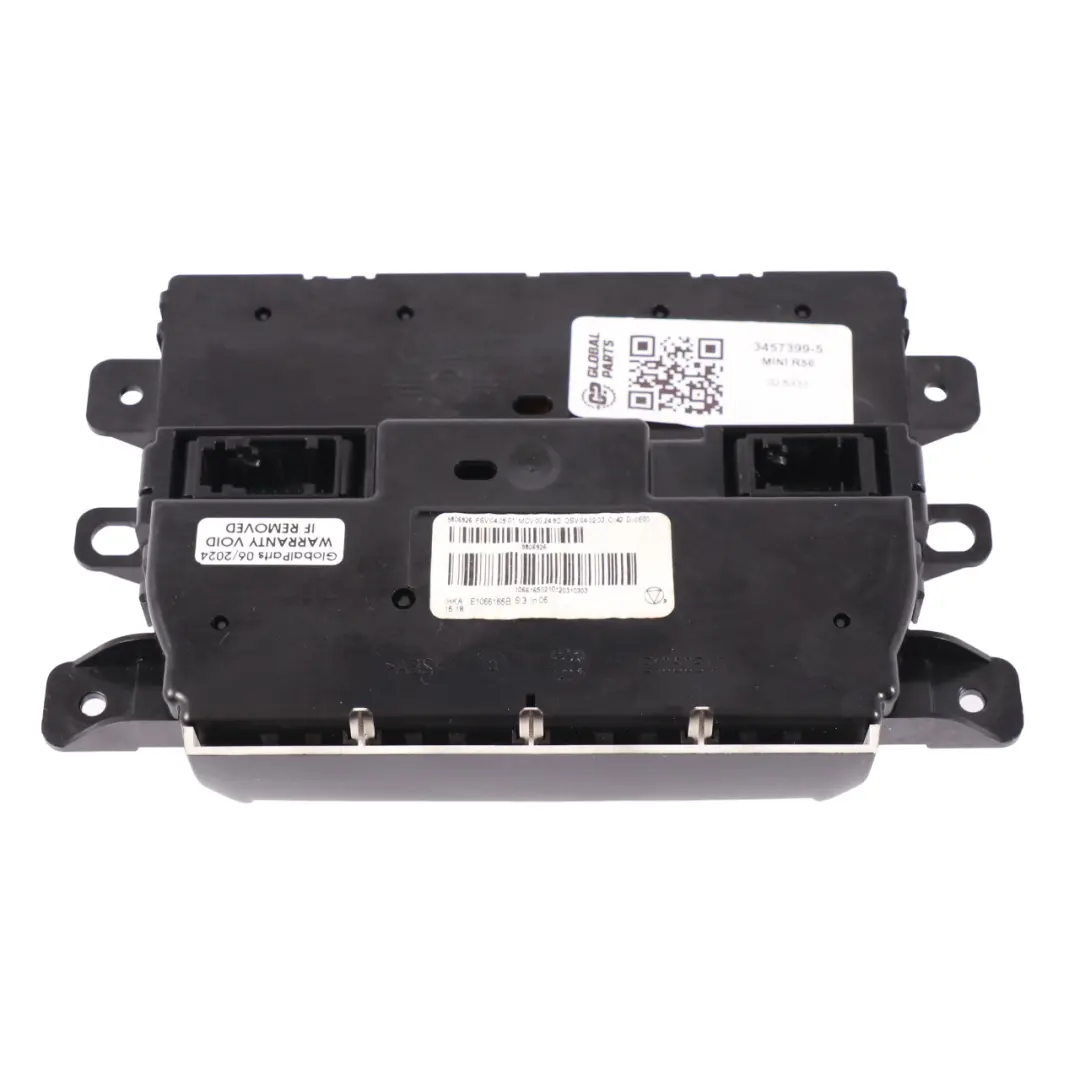 Control Automático de Aire Acondicionado 3456169 para Mini Cooper R55 R56 LCI con número de pieza 3457399 Mini Cooper R55 R56 LCI Control Automático de Aire Acondicionado 3456169 - SKU 3457399-5 - Número de pieza 3457399