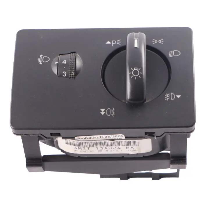 Mk2 Headlight Switch Fog Light Control Panel Unit to Ford Focus with Part number 4M5T13A024MA Ford Focus Mk2 Headlight Switch Fog Light Control Panel Unit - SKU 4M5T13A024MA - Part number 4M5T13A024MA