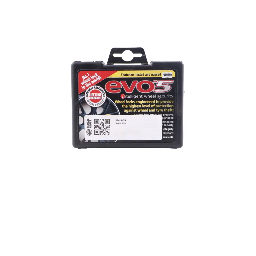 Security Bolt BMW F20 F21 F30 F31 F33 Set Locking Wheel Locks Nut EVO MK5 Black to with Part number 574/5 Security Bolt BMW F20 F21 F30 F31 F33 Set Locking Wheel Locks Nut EVO MK5 Black - SKU 574/5-BK - Part number 574/5