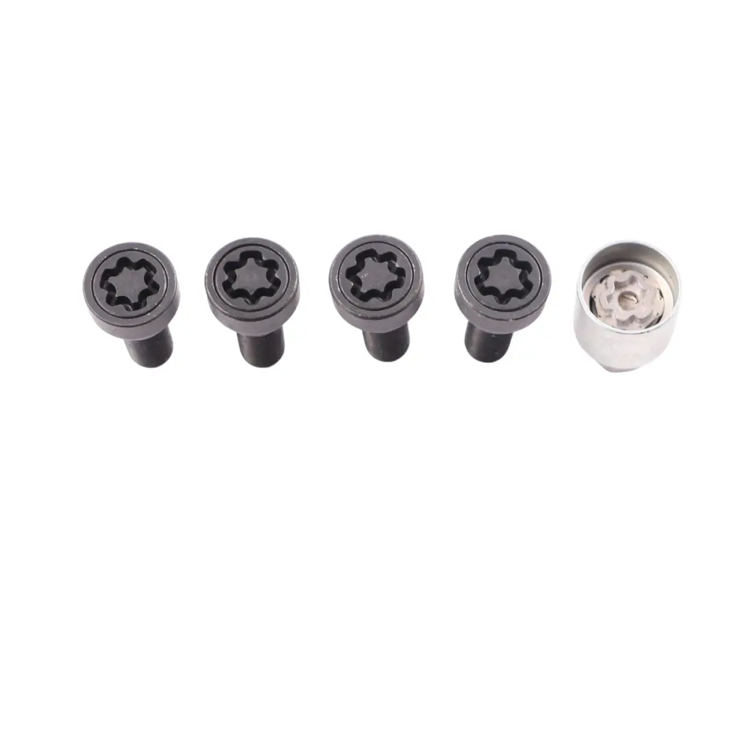  Security Bolt BMW F20 F21 F30 F31 F33 Set Locking Wheel Locks Nut EVO MK5 Black - SKU 574/5-BK - Part number 574/5