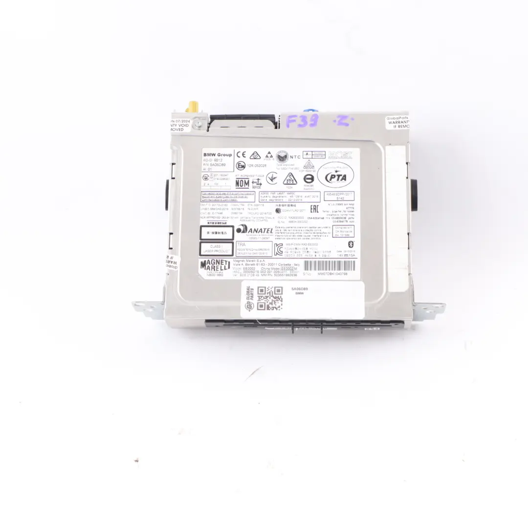 Radio Sat Nav Navigation System Head Unit to BMW X2 F39 with Part number 5A06D89 BMW X2 F39 Radio Sat Nav Navigation System Head Unit - SKU 5A06D89 - Part number 5A06D89