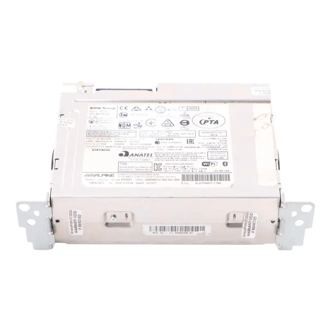 Radio Stereo Nav Navigation Head Control Unit to Mini Cooper F55 F56 F60 with Part number 5A06D90 Mini Cooper F55 F56 F60 Radio Stereo Nav Navigation Head Control Unit - SKU 5A06D90 - Part number 5A06D90